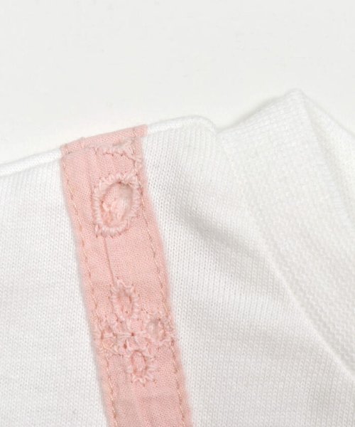 SLAP SLIP(スラップスリップ)/お花かぎ編みレースドッキングTシャツ(80~130cm)/img14