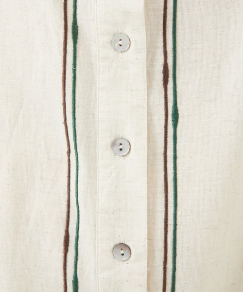 GIANNI LO GIUDICE(ジャンニ・ロ・ジュディチェ)/[洗える]コットンフラックス刺繍ブラウス/img08