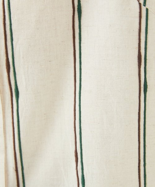 GIANNI LO GIUDICE(ジャンニ・ロ・ジュディチェ)/[洗える]コットンフラックス刺繍ブラウス/img09