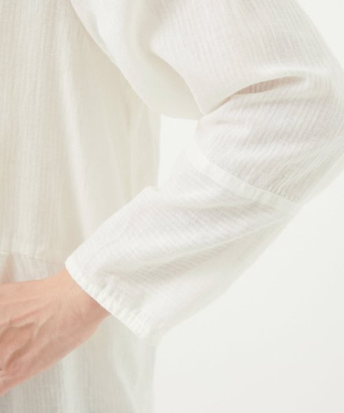 GIANNI LO GIUDICE(ジャンニ・ロ・ジュディチェ)/[洗える・日本製]綿麻エスニック刺繍チュニックブラウス/img13