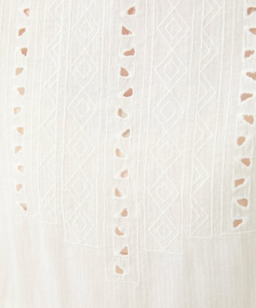 GIANNI LO GIUDICE(ジャンニ・ロ・ジュディチェ)/[洗える・日本製]綿麻エスニック刺繍チュニックブラウス/img15