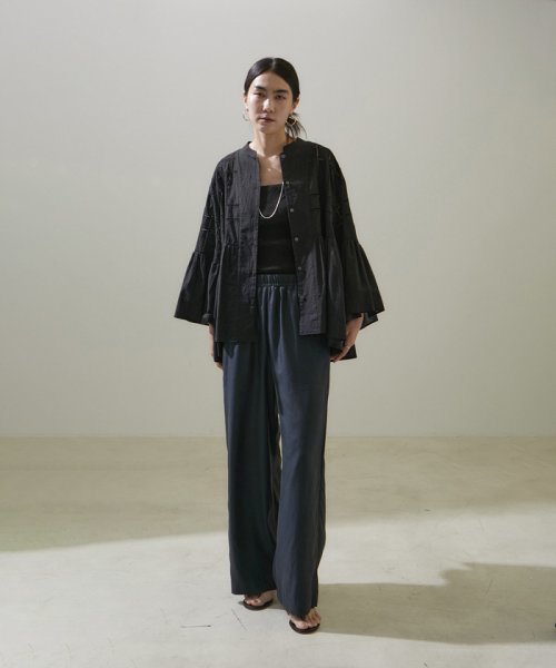 エンブロイダリーヘムギャザーブラウス トップス シャツ・ブラウス B1673471480(12870円)