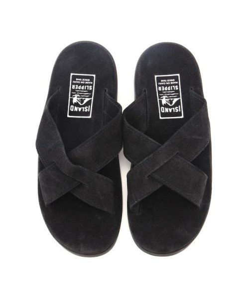 ISLAND SLIPPER (アイランドスリッパ )クロススウェードサンダル SLIPPER アイランドスリッパ ISLAND