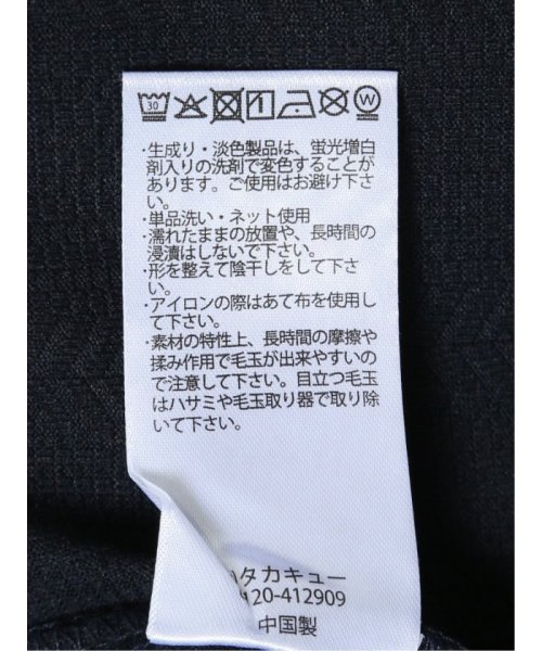 TAKA-Q(タカキュー)/リンクス縦柄 フェイクVネック半袖Tシャツ/img12