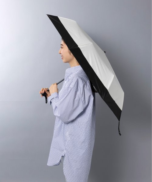 SETUP7(SETUP7)/【SETUP7】バイカラー UVカット 晴雨兼用 超撥水 軽量 遮光 折りたたみ傘 スライド式 日傘 紫外線対策 熱中症対策/img01