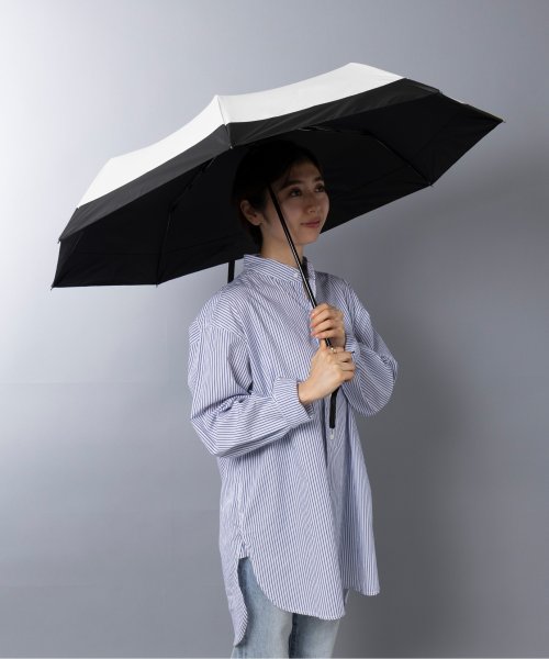 SETUP7(SETUP7)/【SETUP7】バイカラー UVカット 晴雨兼用 超撥水 軽量 遮光 折りたたみ傘 スライド式 日傘 紫外線対策 熱中症対策/img04