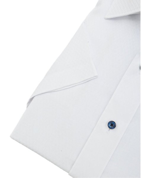 TAKA-Q(タカキュー)/形態安定 吸水速乾 スタンダードフィット ワイドカラー半袖シャツ/img02