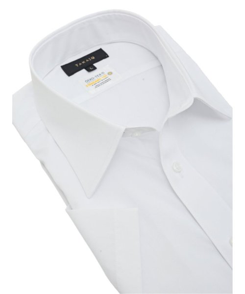 TAKA-Q(タカキュー)/形態安定 吸水速乾 スタンダードフィット レギュラーカラー半袖シャツ/img01