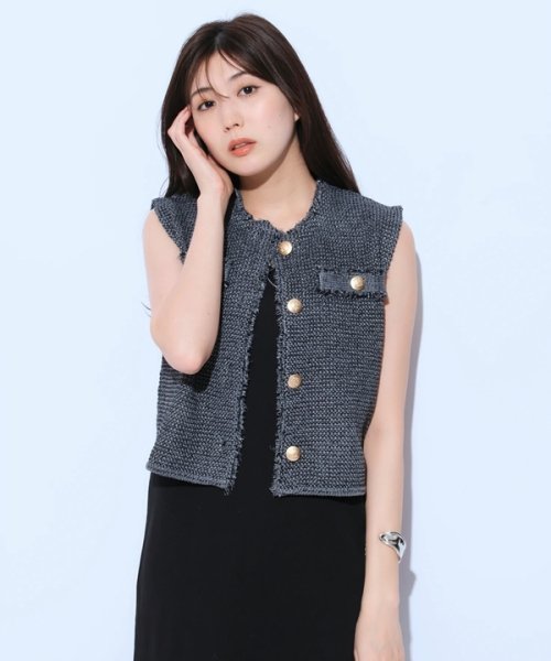 カットワンピ×フリンジジレSET ワンピース・ドレス G1797664131 (13750円)