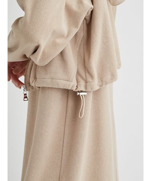 【emmi×PlaX】 パイルクロップドパーカー PlaX 予めご了承ください