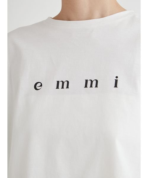 emmi atelier(emmi　atelier)/【emmi×PlaX】 emmiロゴクロップドTシャツ/img11