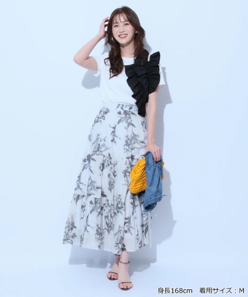 アロマプリントスカート 予めご了承ください