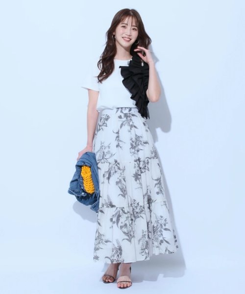 アロマプリントスカート 予めご了承ください