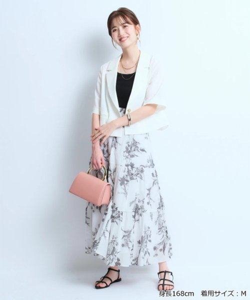 アロマプリントスカート 予めご了承ください