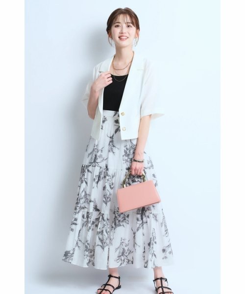 アロマプリントスカート 予めご了承ください