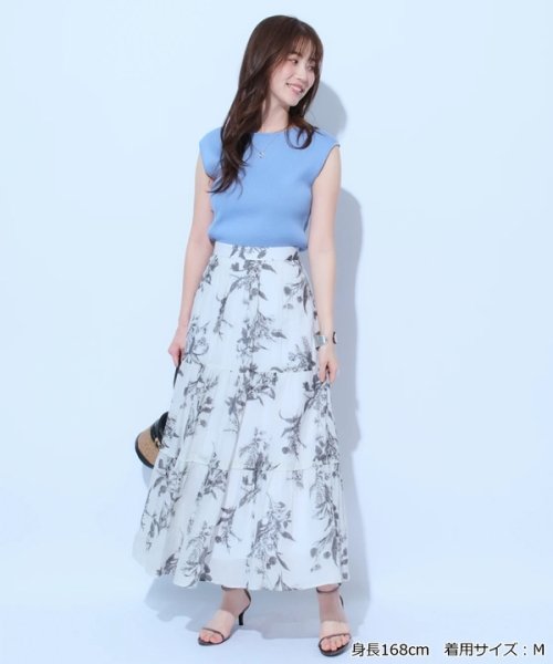 アロマプリントスカート 予めご了承ください