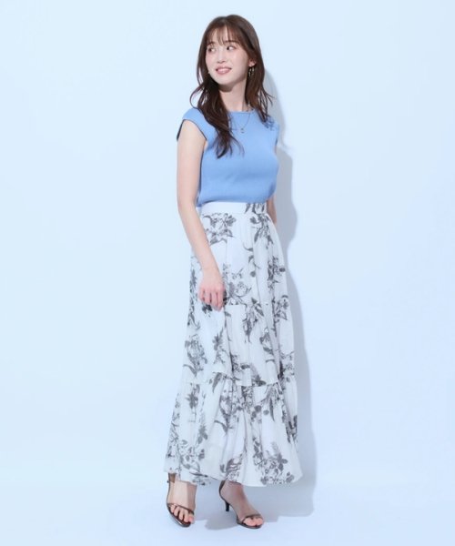 アロマプリントスカート 予めご了承ください