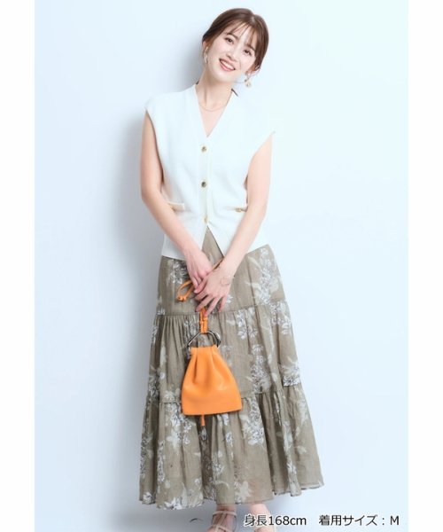 アロマプリントスカート 予めご了承ください