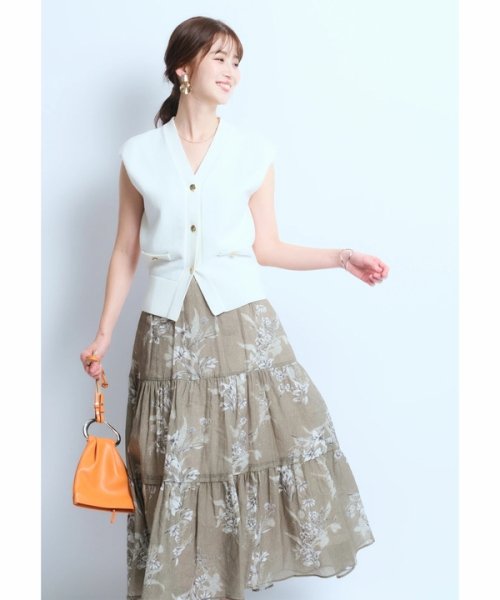 アロマプリントスカート 予めご了承ください