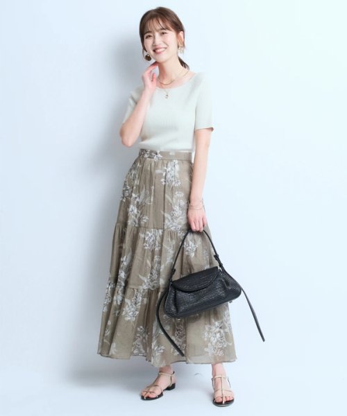 アロマプリントスカート 予めご了承ください