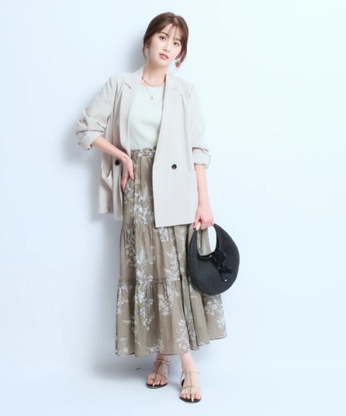 アロマプリントスカート 予めご了承ください