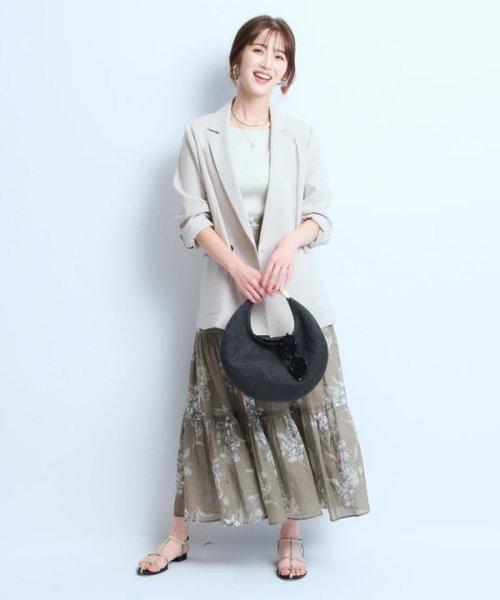 アロマプリントスカート 予めご了承ください