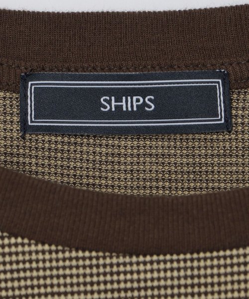 SHIPS MEN(シップス　メン)/SHIPS: バーズアイ クルーネック Tシャツ/img14