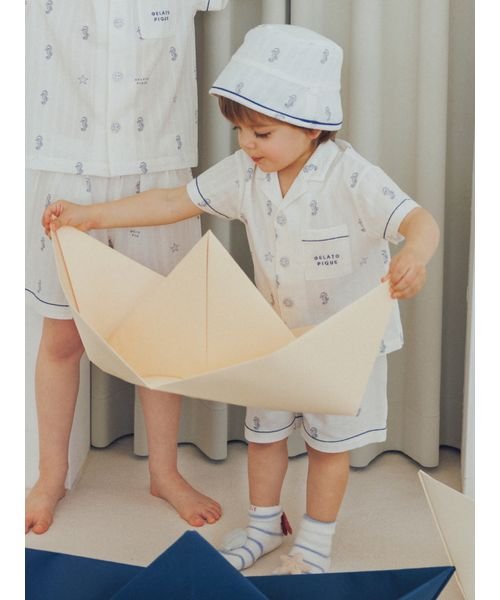 gelato pique Kids＆Baby(gelato pique Kids＆Baby)/【BABY】タツノオトシゴ柄ショートパンツ/img03