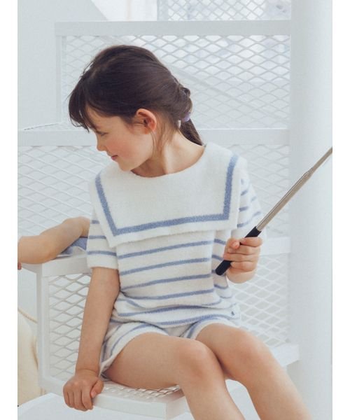 gelato pique Kids＆Baby(gelato pique Kids＆Baby)/【KIDS】スムーズィーボーダーショートパンツ/img04