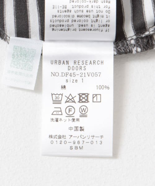 URBAN RESEARCH DOORS(アーバンリサーチドアーズ)/FORK&SPOON　ボーダー5分袖Tシャツ/img42