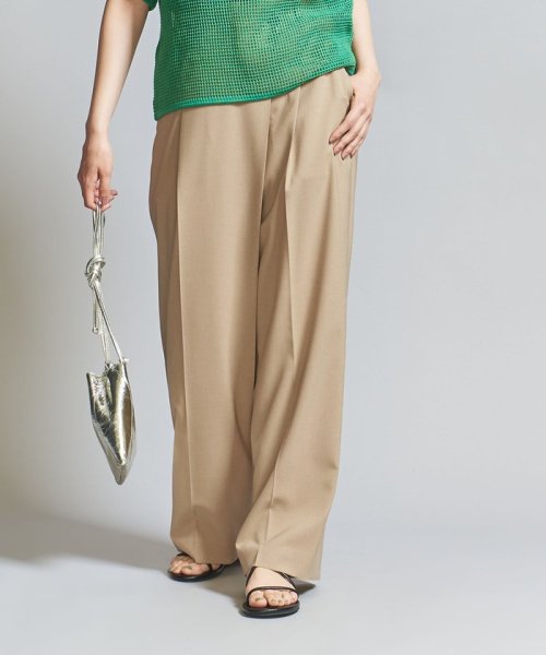 ポプリン ラップ ワイドパンツ B72 W62 H86