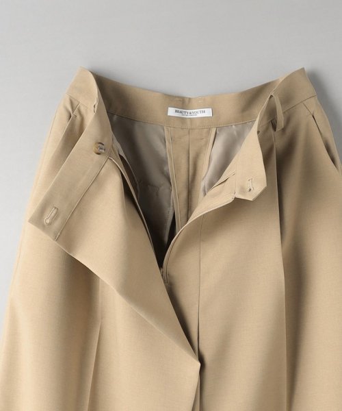 ポプリン ラップ ワイドパンツ B72 W62 H86