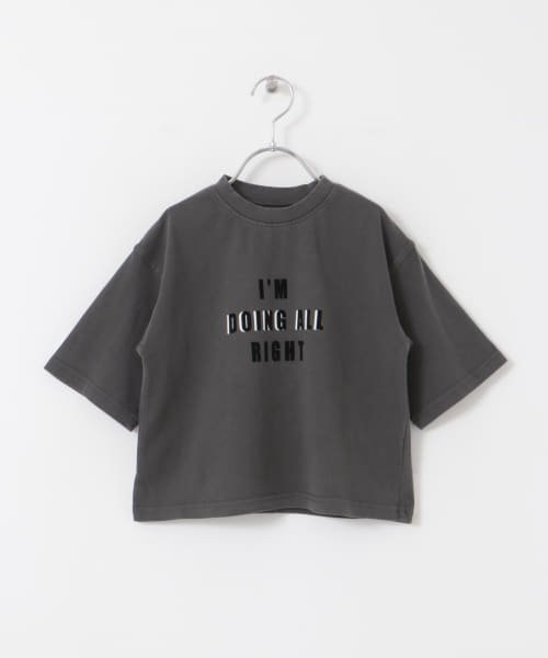 URBAN RESEARCH DOORS（Kids）(アーバンリサーチドアーズ（キッズ）)/製品染めフロッキープリントロゴTシャツ(KIDS)(105－135cm)/img25