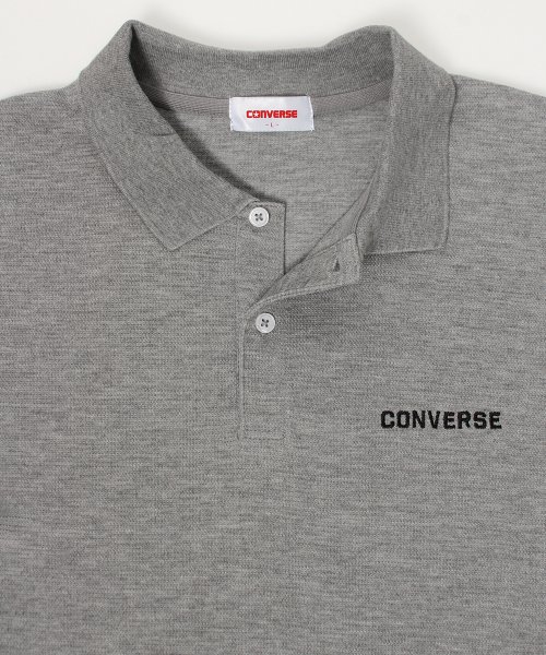 CONVERSE(CONVERSE)/【CONVERSE/コンバース】鹿の子WFワンポイント刺繍ポロシャツ/img14