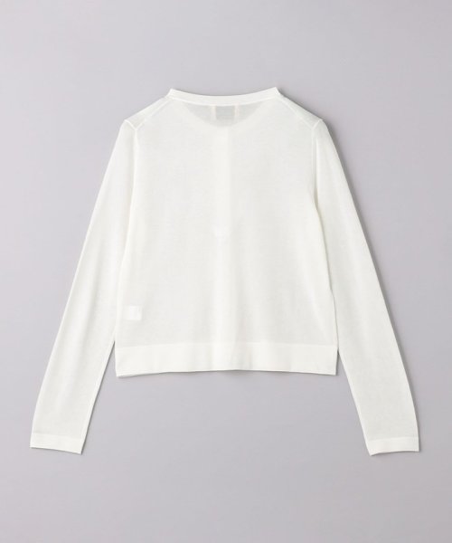 シアー クルーネック カーディガン B76 W58 H86