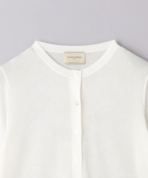 シアー クルーネック カーディガン B76 W58 H86