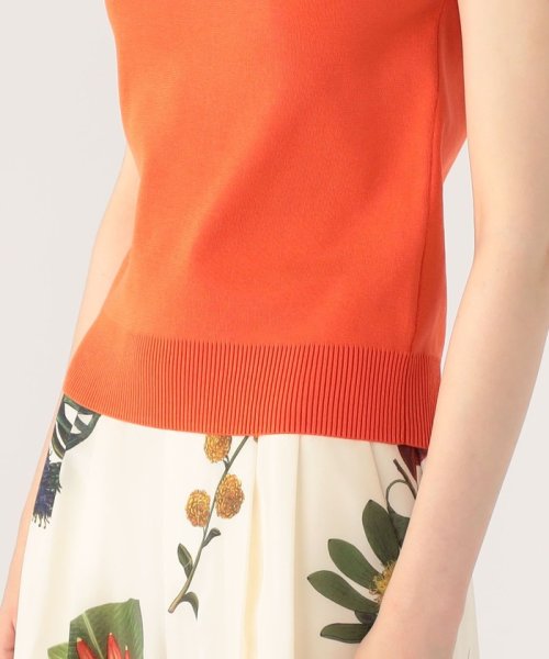 CABaN コットンポリエステル バックオープフレンチスリーブプルオーバー 