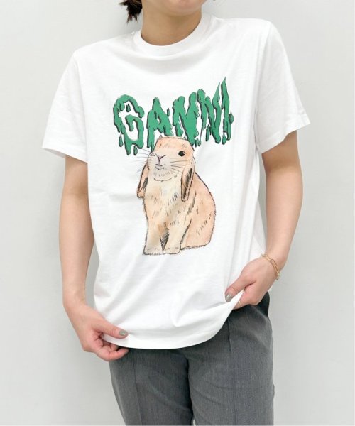 U by Spick&Span(ユーバイ　スピック＆スパン)/【GANNI / ガニー】 T－shirt Bunny/img01