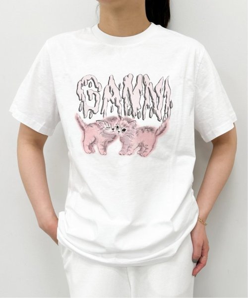 U by Spick&Span(ユーバイ　スピック＆スパン)/【GANNI / ガニー】 Basic Jersey Cats Relaxed T－/img01