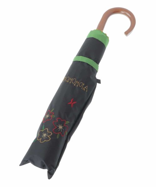 Jocomomola(ホコモモラ)/【晴雨兼用/UV】フラワー刺繍デザイン折りたたみ傘/img06