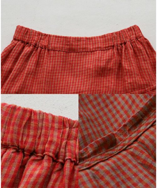 sanpo kuschel(サンポクシェル)/色めく季節 巻きスカート風デザインスカート/img12