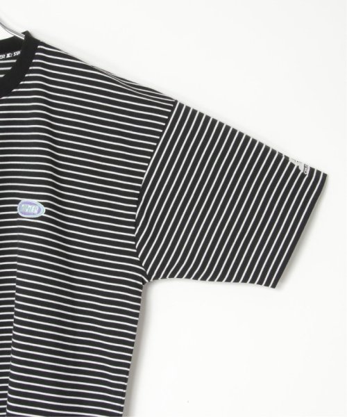 VENCE　EXCHANGE(ヴァンス　エクスチェンジ)/STARTER BLACK LABEL スターターブラックレーベル ボーダー刺繍Tシャツ/img26