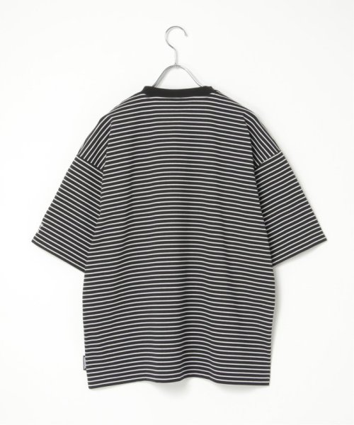 VENCE　EXCHANGE(ヴァンス　エクスチェンジ)/STARTER BLACK LABEL スターターブラックレーベル ボーダー刺繍Tシャツ/img27