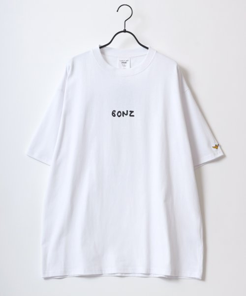 LAZAR(ラザル)/【Lazar】MARK GONZALES/マークゴンザレス オーバーサイズ ストリート バックプリント 半袖Tシャツ メンズ レディース 韓国ファッション /img01