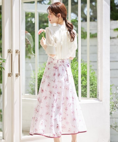 セール】 トッコクローゼット(tocco closet) |可憐さ漂う配色ライン  