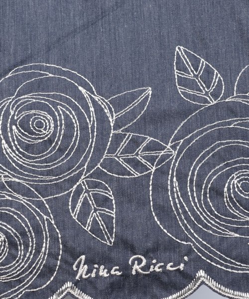 NINA RICCI(ニナリッチ)/NINA RICCI （ニナリッチ） ローズ刺繍晴雨兼用パラソル（折り畳み・ミニ傘）/img04