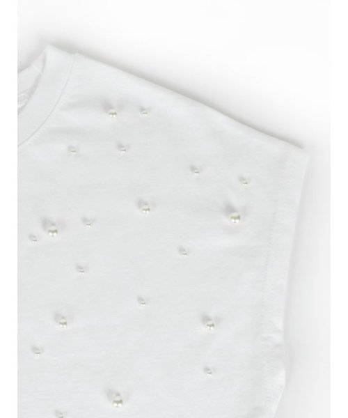 Vin(ヴァン)/フレンチスリーブパールデザインTシャツ/img17