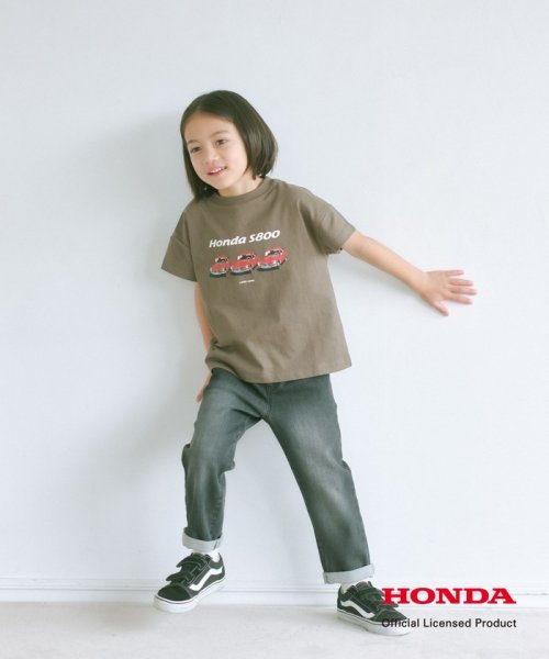 green label relaxing （Kids）(グリーンレーベルリラクシング（キッズ）)/【別注】＜URBAMENT＞TJ Honda Tシャツ 100cm－130cm/img01