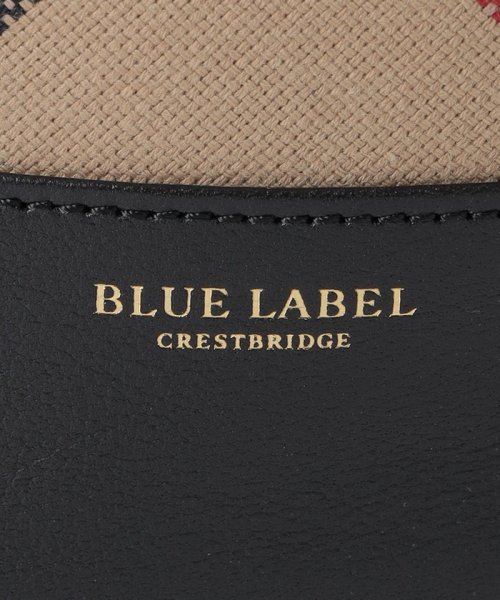 BLUE LABEL CRESTBRIDGE(BLUE LABEL CRESTBRIDGE)/【一部店舗限定】レザーコンビクレストブリッジチェックキャンバスコロン/img06
