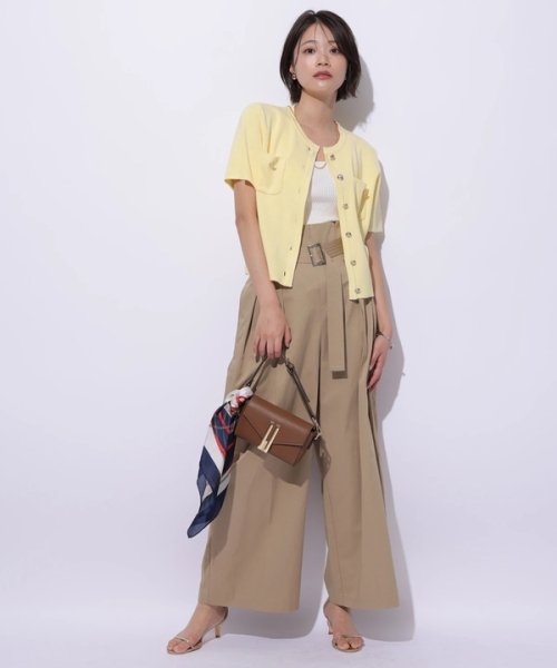 半袖キラキラニットジャケット 半袖キラキラニットジャケット YWU1225097602(9295円)